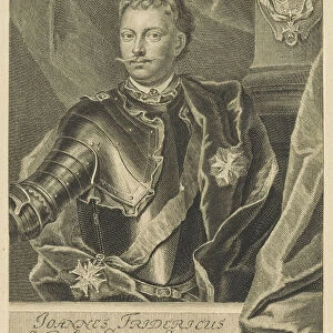 Portrait of Jan Fryderyk Sapieha (1680-1751), 1730. Creator: Anonymous