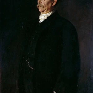 Portrait of Otto von Bismarck (1815-1898), 1884. Creator: Lenbach, Franz, von (1836-1904)