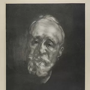 Portrait of Puvis de Chavannes, 1897. Creator: Eugene Carriere