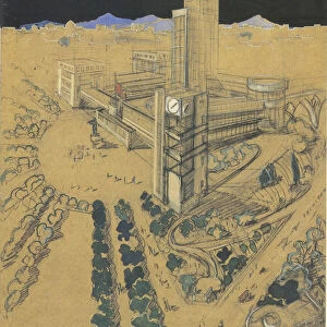 Project for a government building in Samarkand, 1929