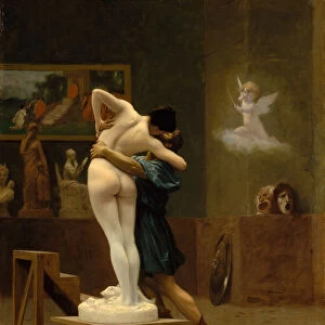 Pygmalion and Galatea, c. 1890. Artist: Gerome, Jean-Leon (1824-1904)