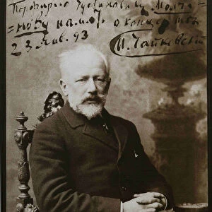Pyotr Ilyich Tchaikovsky (1840-1893) in Odessa, 1893