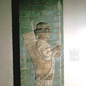 Relief showing an archer of the Persian Royal Guard, Palace of Darius I, Susa, c500 BC