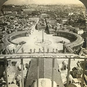 Rome, the Eternal City, E. from St. Peters dome, c1909. Creator: Unknown