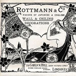 Rottmann & Co. Makers of Japanese & English Wall & Ceiling Decorations, 1897
