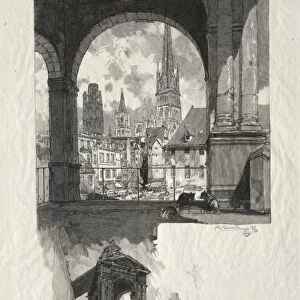 Rouen Illustre: Place de la Haute Vieille Tour; Edicule de la Fierte, 1896. Creator
