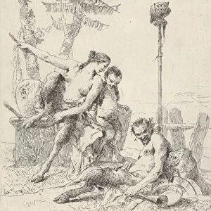 Satyr Family (Pan and his Family), from the Scherzi, ca. 1743-50