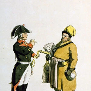 Sbiten vendor, 1799. Artist: Christian Gottfried Heinrich Geissler