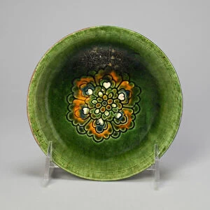 Shallow Dish with Rosette Design, Tang dynasty (618-907), first half of 8th century