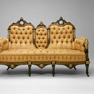 Sofa, 1860 / 70. Creator: Unknown