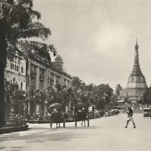 Soolay Pagoda Road, Rangoon, 1900. Creator: Unknown