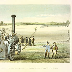 Steam ploughing tackle, c1860