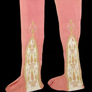 Stockings, British, first quarter 19th century. Creator: Unknown