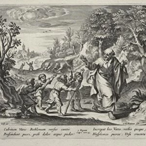 The Story of Elisha, 1643. Creator: Nicolaes Rijckmans (Flemish, 1616-)