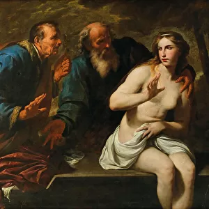 Susanna and the Elders, 1650s. Creator: Vaccaro, Andrea (1604-1670)
