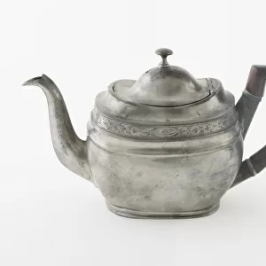 Teapot, Birmingham, c. 1820. Creator: Birch and Villers (John Birch and William Villers)