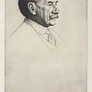 Thomas Hardy, Facing Right, 1910. Creator: William Strang (British, 1859-1921)