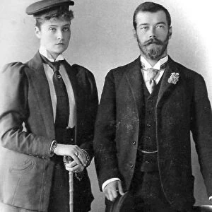 Tsarevich Nicholas Alexandrovich of Russia and Princess Alix of Hesse, London, 1894