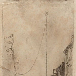 The Venetian Mast, 1879-1880. Creator: James Abbott McNeill Whistler