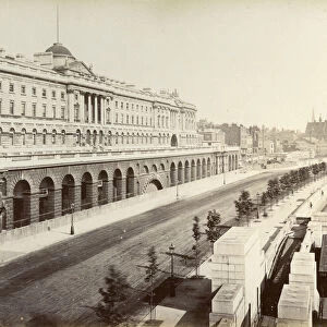 Victoria Embankment, showing Somerset House, London, 1887