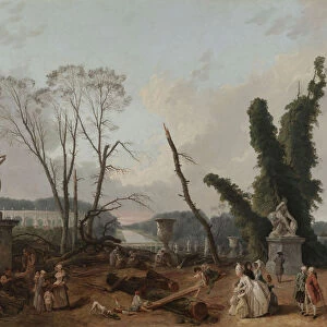 View of the Tapis Vert at Versailles, 1777