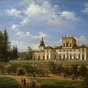 View of the Wilanow Palace, 1834