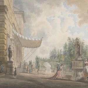 Villa Borghese, ca. 1780. Creators: Giovanni Volpato, Louis Ducros