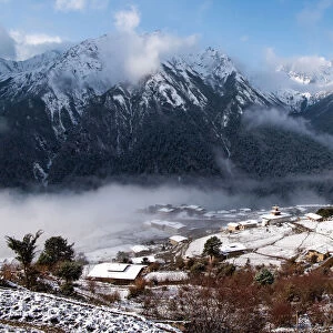 Village in the Himalayas. Creator: Dorte Verner