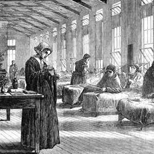Ward in the Hampstead Smallpox Hospital, 1871