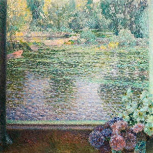 Window On The River. Creator: Le Sidaner, Henri (1862-1939)
