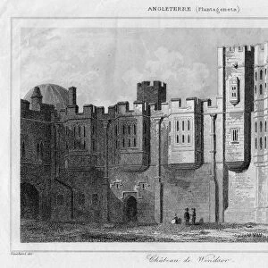Windsor Castle, Berkshire, 19th century. Artist: Lemaitre