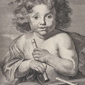 The Young Bacchus, holding a flute, 1728. Creator: Anton Joseph von Prenner