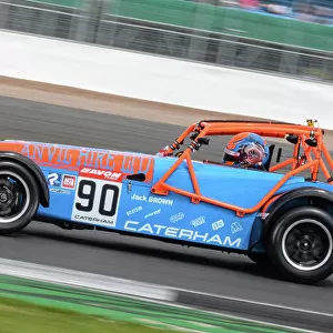 2017 Avon Tyres Caterham Seven 420-R Championship, Silverstone, 11th-12th June 2017, Jack Brown Caterham 420R. World copyright. JEP/LAT Images