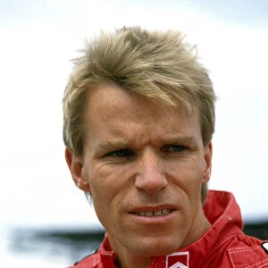 Formula One Drivers Stefan Johansson, portrait. World Copyright: LAT Photographic
