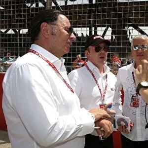Speedcar Series: Luciano Secchi WIND Group, Benoit Lamonerie, General Manager of Speedcar Series and Simon Azzam, CEO of Union Properties