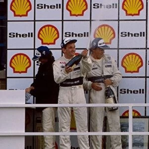 World Sports Car Championship: 1st: Jochen Mass / Jean-Louis Schlesser Sauber Mercedes, right