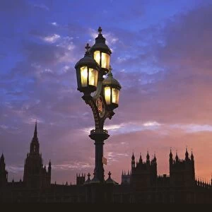 Parliament And Light At Sunset