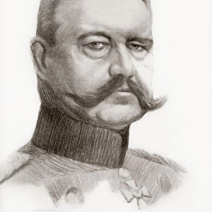 Paul Von Hindenburg, 1847 - 1934. German Field Marshal And Second President Of Germany. From La Esfera, 1914