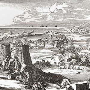 Siege Of Derry, Ireland, 1689. From The Book Short History Of The English People By J. R. Green, Published London 1893