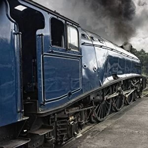 Sir Nigel Gresley Train At Grosmont; North Yorkshire, England