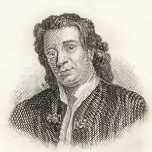 Thomas Otway, 1652 To 1685. English Dramatist Of The Restoration Period. From Crabbs Historical Dictionary Published 1825