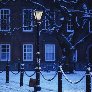 Trinity College, Dublin, Co Dublin, Ireland; College During Winter