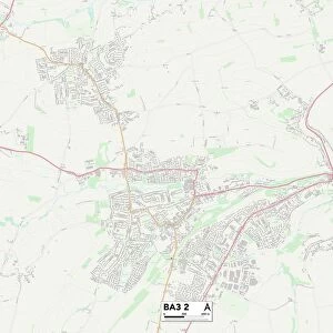 Bath and North East Somerset BA3 2 Map
