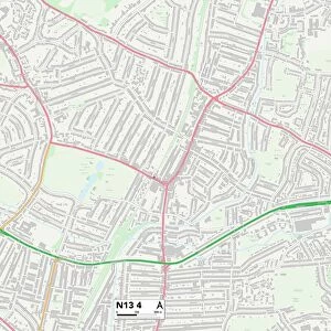 Enfield N13 4 Map