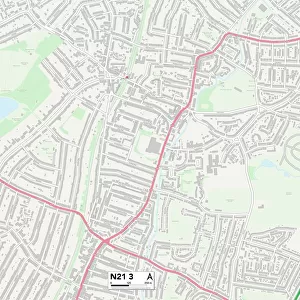 Enfield N21 3 Map