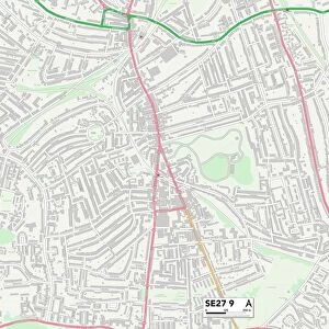 Lambeth SE27 9 Map