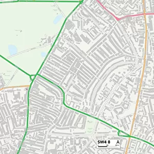 Lambeth SW4 8 Map