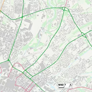 Manchester M40 7 Map
