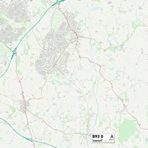 Solihull B93 0 Map