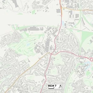 South Gloucestershire BS34 7 Map